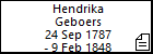 Hendrika Geboers
