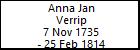 Anna Jan Verrip