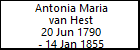 Antonia Maria van Hest