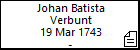 Johan Batista Verbunt