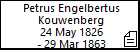 Petrus Engelbertus Kouwenberg