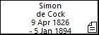 Simon de Cock