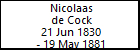 Nicolaas de Cock