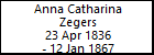 Anna Catharina Zegers