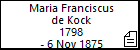 Maria Franciscus de Kock