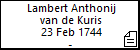 Lambert Anthonij van de Kuris