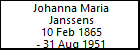 Johanna Maria Janssens