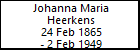 Johanna Maria Heerkens