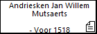 Andriesken Jan Willem Mutsaerts