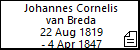 Johannes Cornelis van Breda