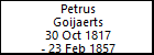 Petrus Goijaerts