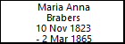 Maria Anna Brabers