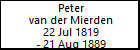 Peter van der Mierden