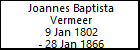 Joannes Baptista Vermeer