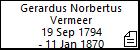 Gerardus Norbertus Vermeer