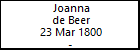 Joanna de Beer