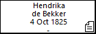 Hendrika de Bekker