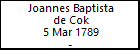 Joannes Baptista de Cok