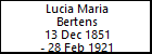 Lucia Maria Bertens