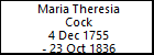Maria Theresia Cock