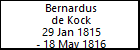 Bernardus de Kock