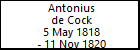 Antonius de Cock