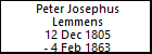 Peter Josephus Lemmens