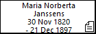 Maria Norberta Janssens