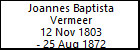 Joannes Baptista Vermeer