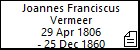 Joannes Franciscus Vermeer