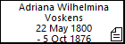 Adriana Wilhelmina Voskens