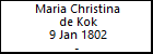 Maria Christina de Kok