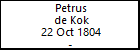 Petrus de Kok