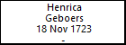 Henrica Geboers