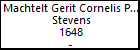 Machtelt Gerit Cornelis Peter Jan Stevens