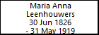 Maria Anna Leenhouwers