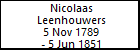 Nicolaas Leenhouwers