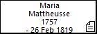 Maria Mattheusse