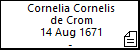 Cornelia Cornelis de Crom