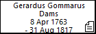Gerardus Gommarus Dams