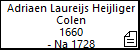 Adriaen Laureijs Heijliger Colen