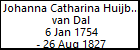 Johanna Catharina Huijbert van Dal