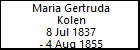 Maria Gertruda Kolen