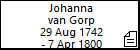 Johanna van Gorp