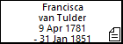 Francisca van Tulder