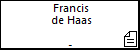 Francis de Haas