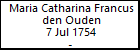 Maria Catharina Francus den Ouden