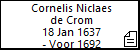 Cornelis Niclaes de Crom