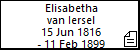 Elisabetha van Iersel