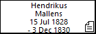 Hendrikus Mallens